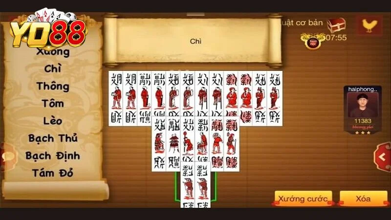 Lưu ý một số quân bài đặc biệt trong game bài chắn