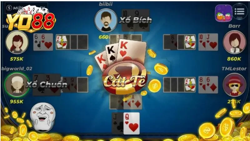 Bài Cát tê Yo88 là trò chơi bài độc đáo, hấp dẫn