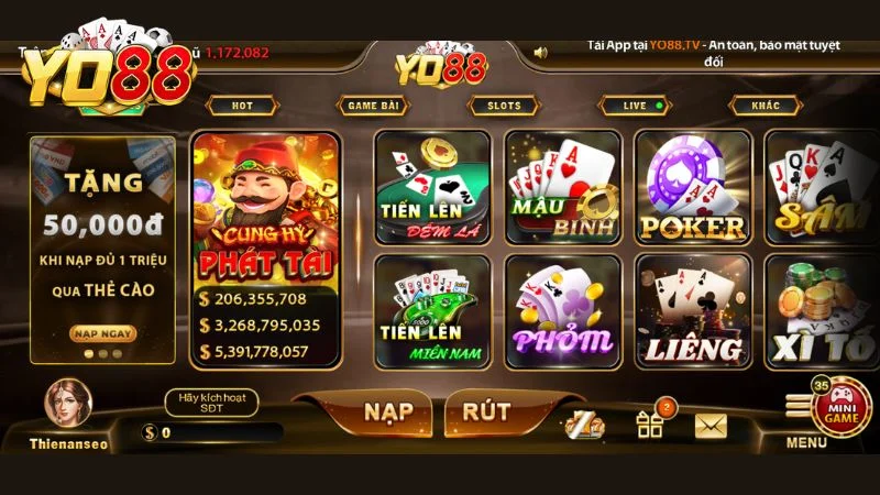 Bài Mậu Binh Yo88 là game đánh bài hấp dẫn