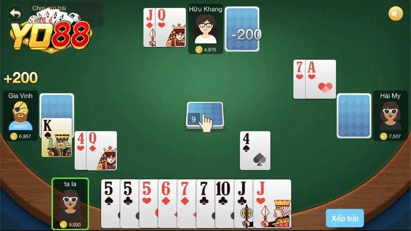 Cách xếp bài giúp bạn chơi Phỏm hiệu quả