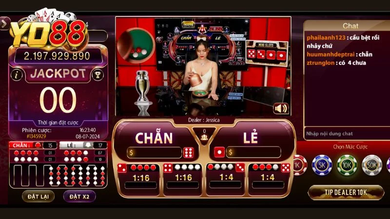 Dồn cược lẻ khi tham gia xóc đĩa online